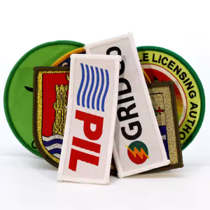 Badges tissés
